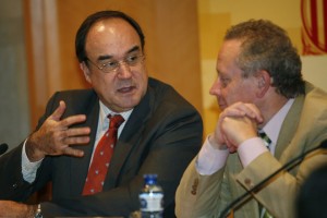 Josep Mª Fortuny junto a Ramón Casóliva