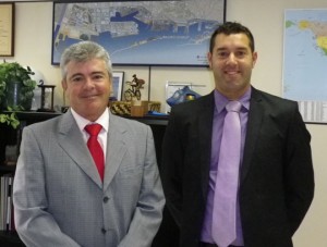 Carlos Larrañaga, Director General TCB y Daniel Muñoz, Director de Calidad, PRL y MA